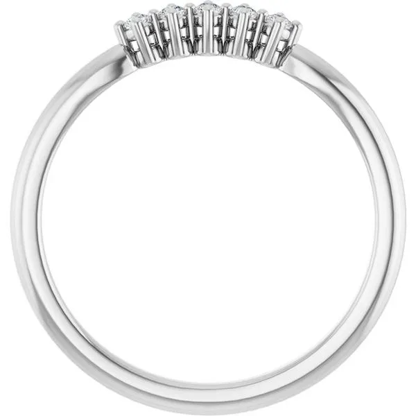 Five-Stone Anniversary Band Image 2 L & L jewelers Scarborough, ME