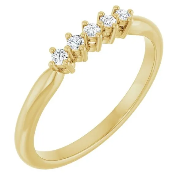 Five-Stone Anniversary Band L & L jewelers Scarborough, ME