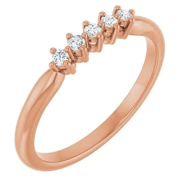 Five-Stone Anniversary Band L & L jewelers Scarborough, ME