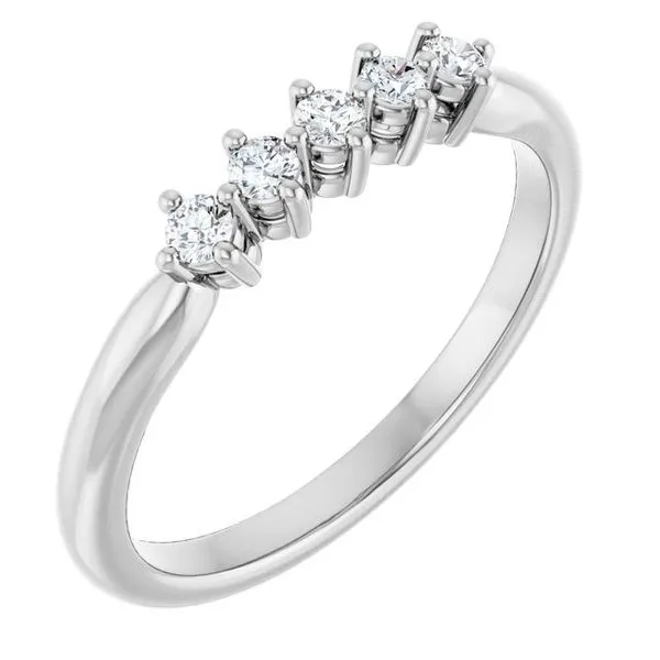 Five-Stone Anniversary Band L & L jewelers Scarborough, ME