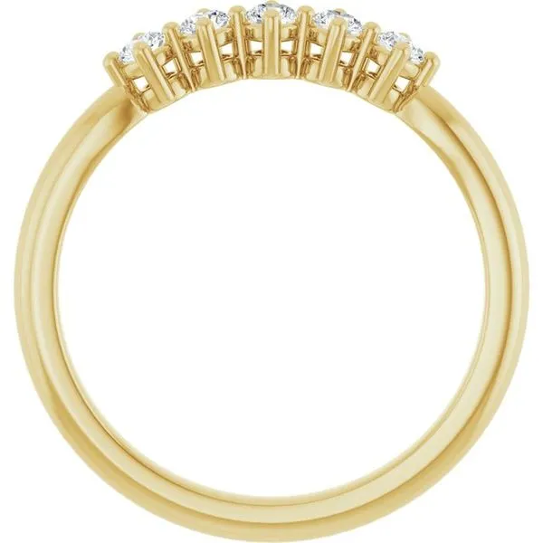 Five-Stone Anniversary Band Image 2 L & L jewelers Scarborough, ME