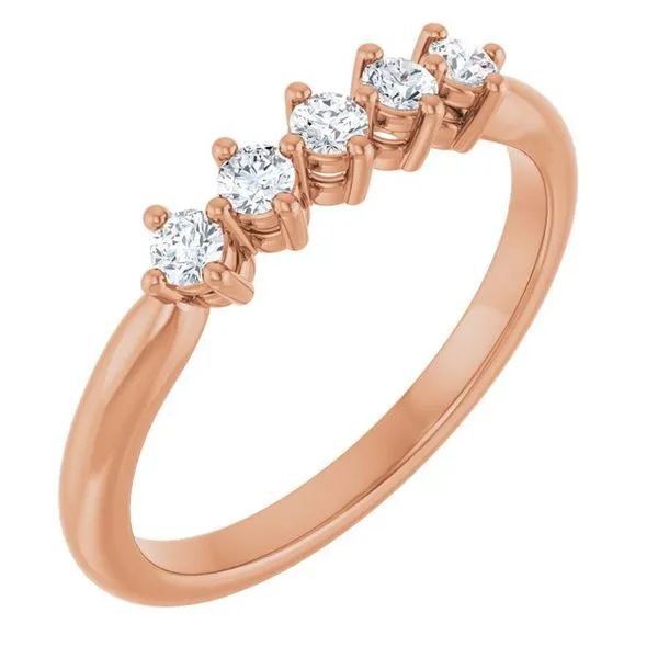 Five-Stone Anniversary Band L & L jewelers Scarborough, ME