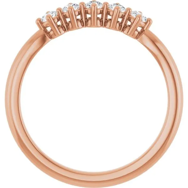 Five-Stone Anniversary Band Image 2 L & L jewelers Scarborough, ME