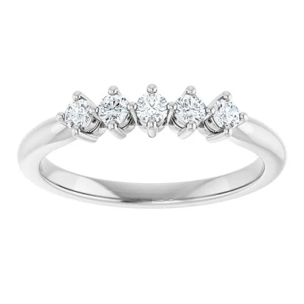 Five-Stone Anniversary Band Image 3 Grayson & Co. Jewelers Iron Mountain, MI