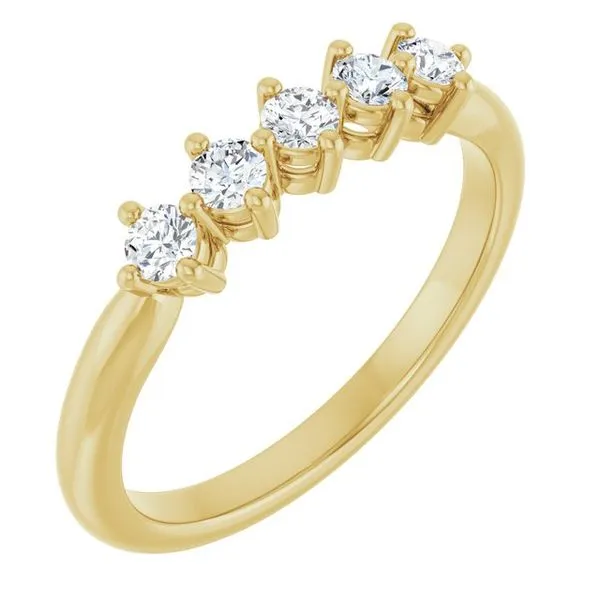 Five-Stone Anniversary Band L & L jewelers Scarborough, ME