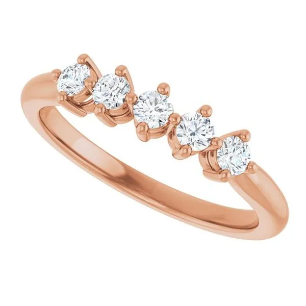 Five-Stone Anniversary Band Image 5 Grayson & Co. Jewelers Iron Mountain, MI