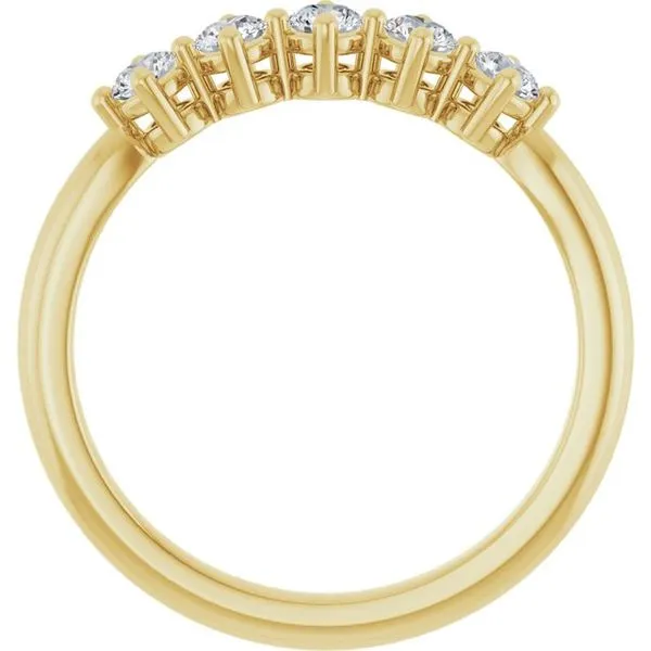 Five-Stone Anniversary Band Image 2 Grayson & Co. Jewelers Iron Mountain, MI