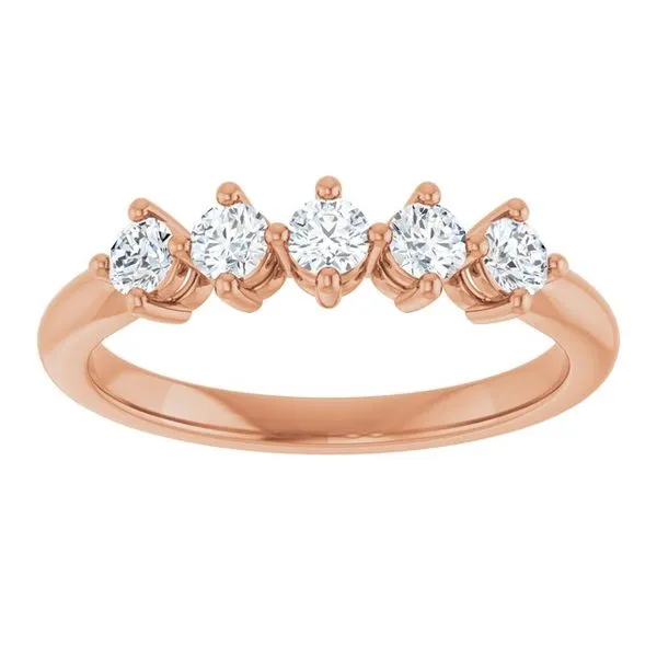 Five-Stone Anniversary Band Image 3 Grayson & Co. Jewelers Iron Mountain, MI