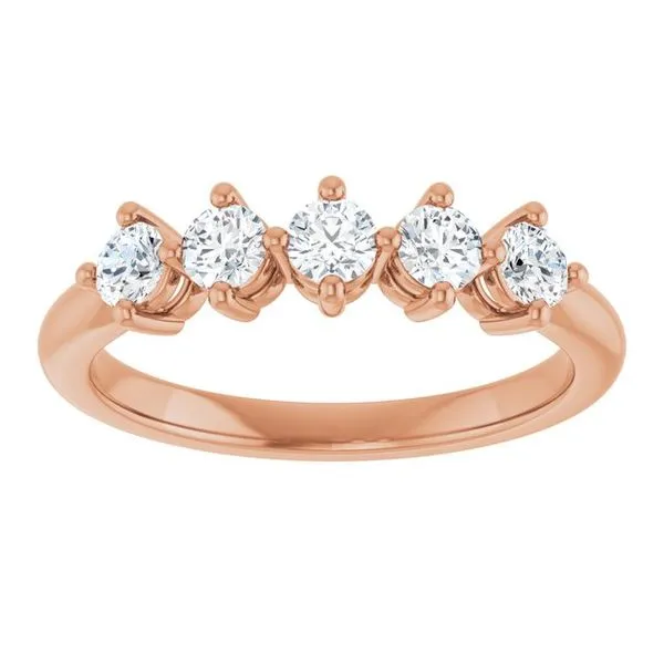 Five-Stone Anniversary Band Image 3 Grayson & Co. Jewelers Iron Mountain, MI