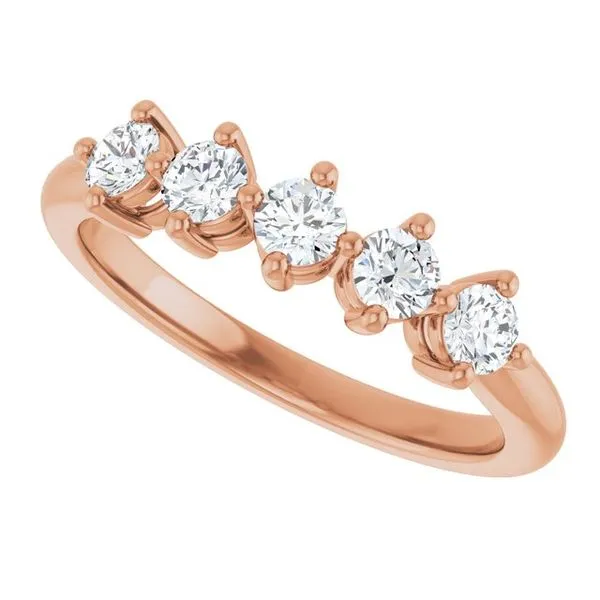 Five-Stone Anniversary Band Image 5 Grayson & Co. Jewelers Iron Mountain, MI