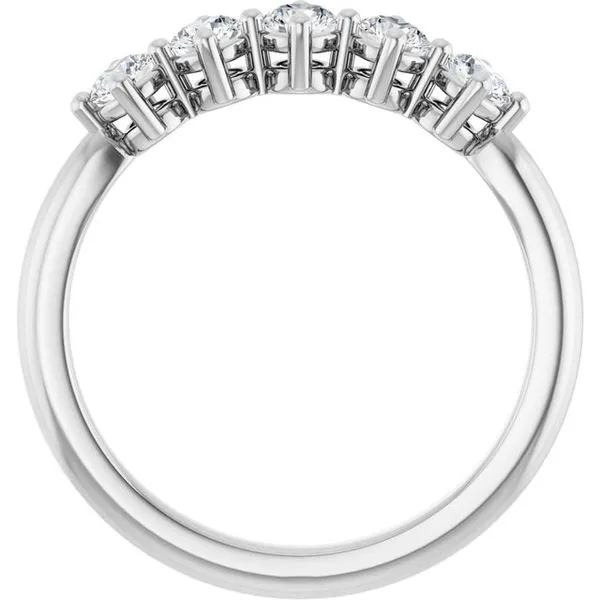 Five-Stone Anniversary Band Image 2 L & L jewelers Scarborough, ME