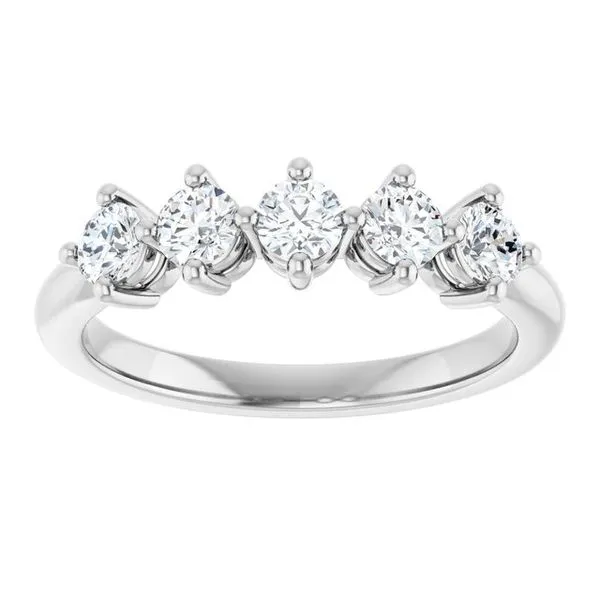 Five-Stone Anniversary Band Image 3 Grayson & Co. Jewelers Iron Mountain, MI