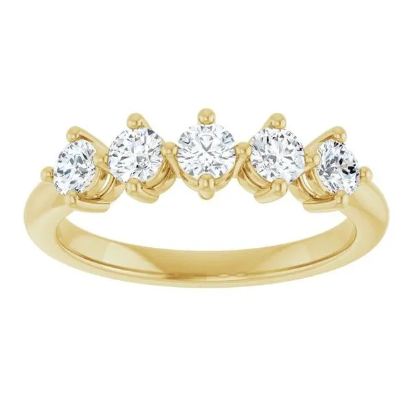 Five-Stone Anniversary Band Image 3 Grayson & Co. Jewelers Iron Mountain, MI