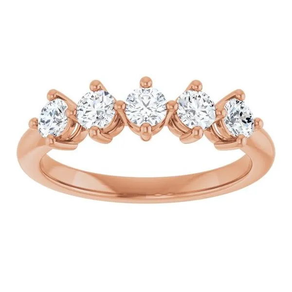 Five-Stone Anniversary Band Image 3 Grayson & Co. Jewelers Iron Mountain, MI