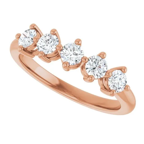 Five-Stone Anniversary Band Image 5 Grayson & Co. Jewelers Iron Mountain, MI