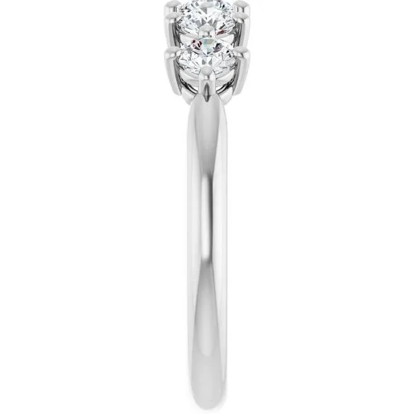 Five-Stone Anniversary Band Image 4 L & L jewelers Scarborough, ME