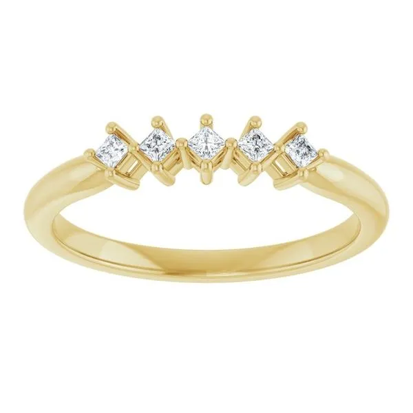 Five-Stone Anniversary Band Image 3 Grayson & Co. Jewelers Iron Mountain, MI