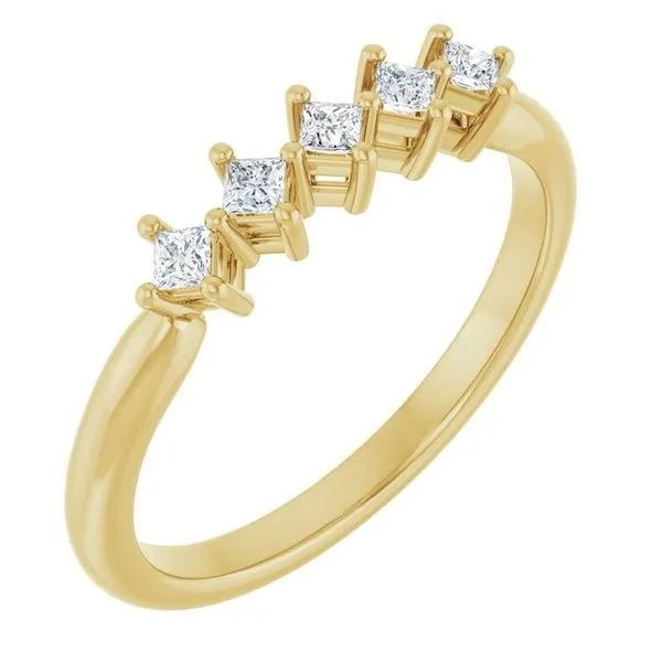 Five-Stone Anniversary Band L & L jewelers Scarborough, ME