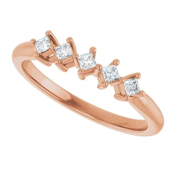 Five-Stone Anniversary Band Image 5 Grayson & Co. Jewelers Iron Mountain, MI