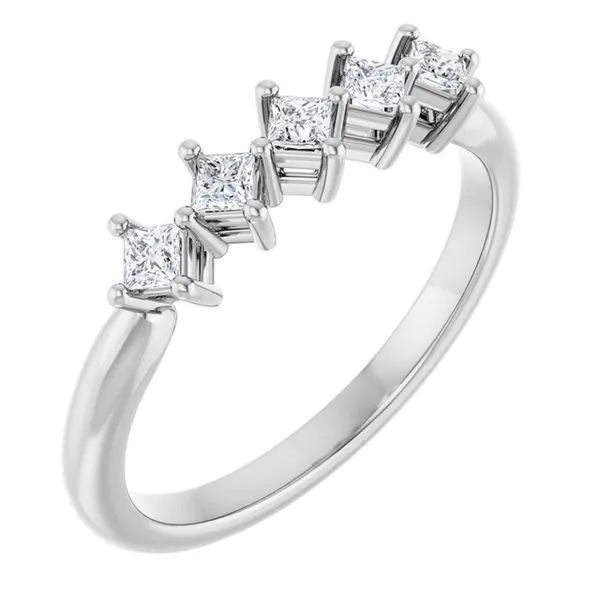 Five-Stone Anniversary Band L & L jewelers Scarborough, ME