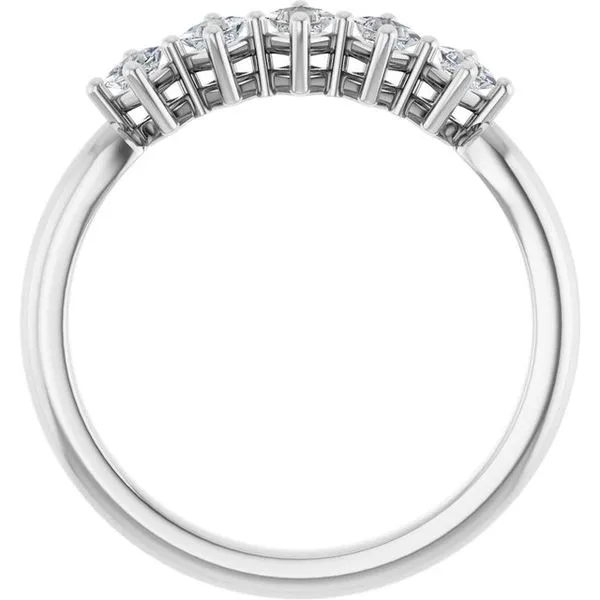 Five-Stone Anniversary Band Image 2 L & L jewelers Scarborough, ME