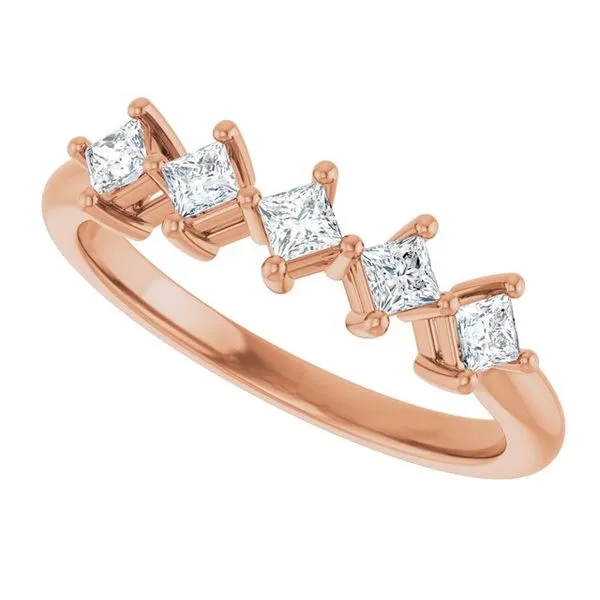 Five-Stone Anniversary Band Image 5 Grayson & Co. Jewelers Iron Mountain, MI