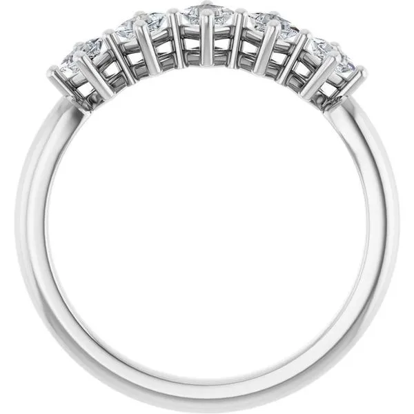 Five-Stone Anniversary Band Image 2 L & L jewelers Scarborough, ME