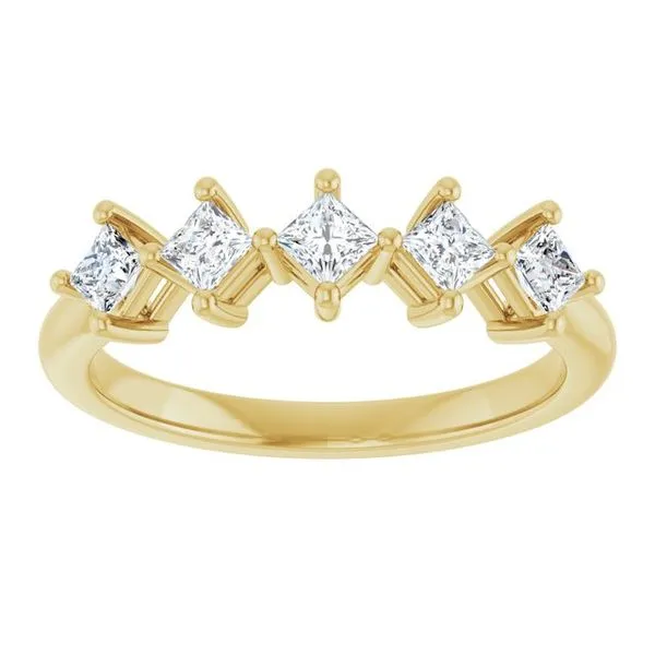 Five-Stone Anniversary Band Image 3 Grayson & Co. Jewelers Iron Mountain, MI