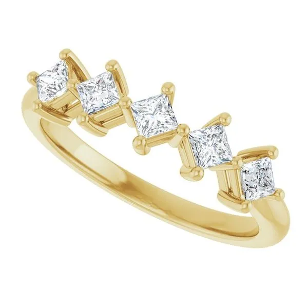 Five-Stone Anniversary Band Image 5 Grayson & Co. Jewelers Iron Mountain, MI