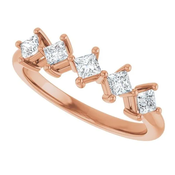 Five-Stone Anniversary Band Image 5 Grayson & Co. Jewelers Iron Mountain, MI