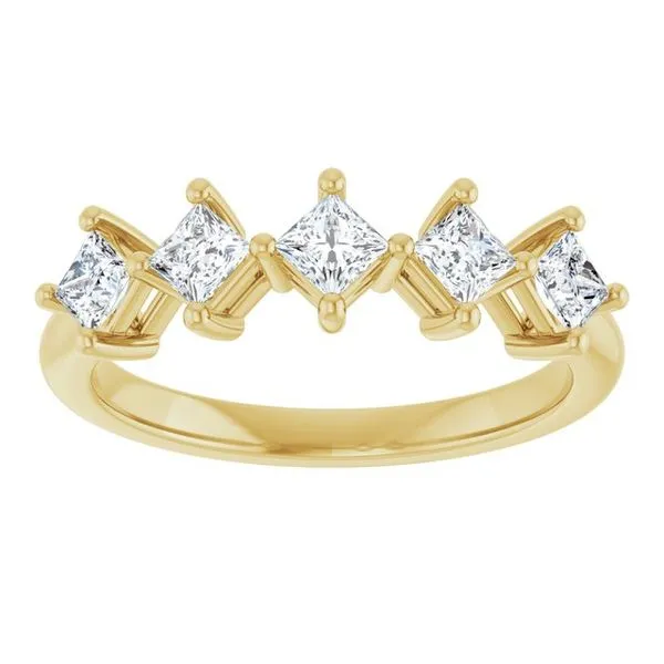 Five-Stone Anniversary Band Image 3 Grayson & Co. Jewelers Iron Mountain, MI