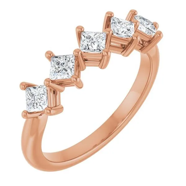 Five-Stone Anniversary Band L & L jewelers Scarborough, ME