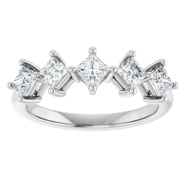 Five-Stone Anniversary Band Image 3 Grayson & Co. Jewelers Iron Mountain, MI