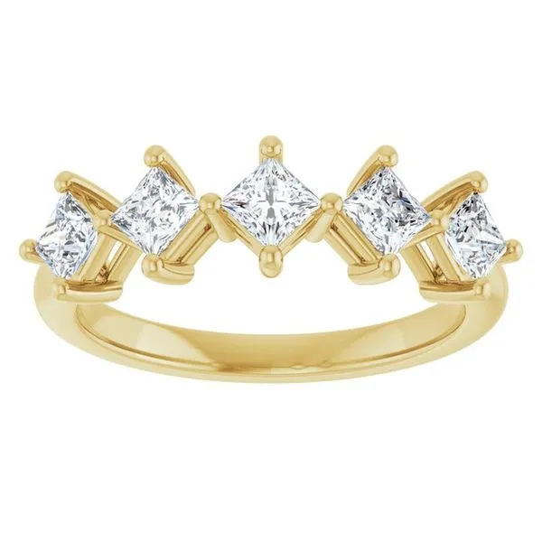 Five-Stone Anniversary Band Image 3 Grayson & Co. Jewelers Iron Mountain, MI