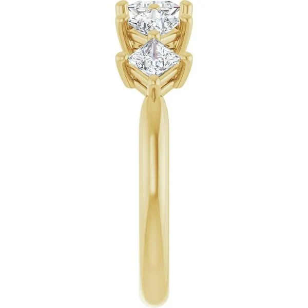 Five-Stone Anniversary Band Image 4 L & L jewelers Scarborough, ME