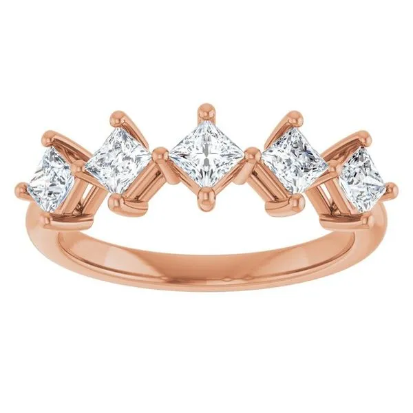 Five-Stone Anniversary Band Image 3 Grayson & Co. Jewelers Iron Mountain, MI