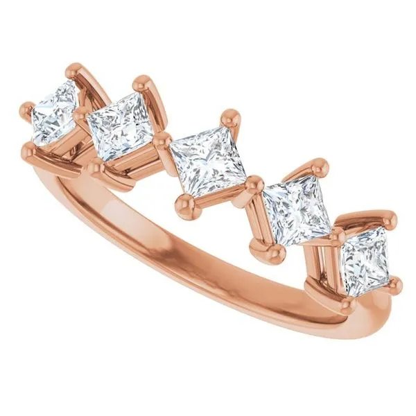 Five-Stone Anniversary Band Image 5 Grayson & Co. Jewelers Iron Mountain, MI