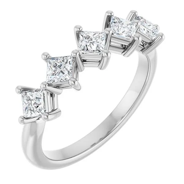 Five-Stone Anniversary Band L & L jewelers Scarborough, ME