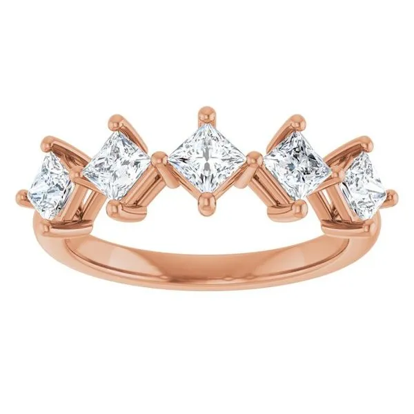 Five-Stone Anniversary Band Image 3 Grayson & Co. Jewelers Iron Mountain, MI