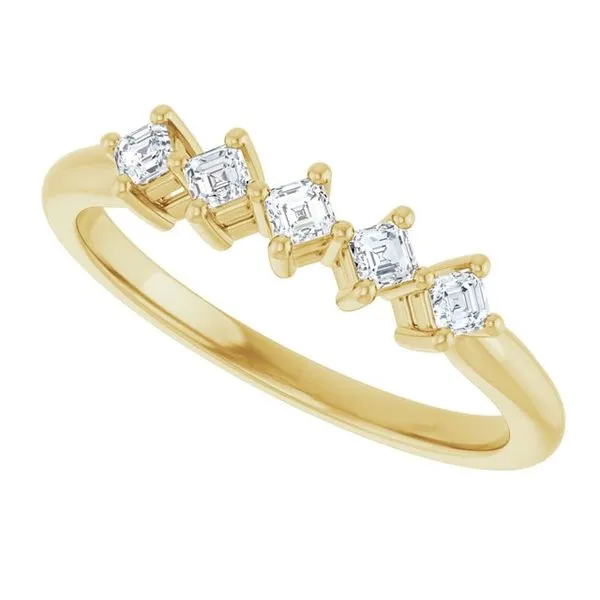 Five-Stone Anniversary Band Image 5 Grayson & Co. Jewelers Iron Mountain, MI