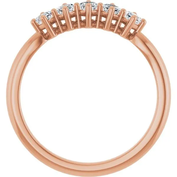 Five-Stone Anniversary Band Image 2 L & L jewelers Scarborough, ME