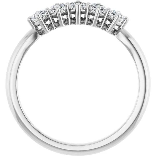 Five-Stone Anniversary Band Image 2 L & L jewelers Scarborough, ME