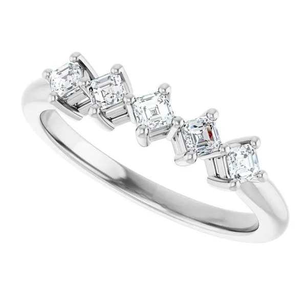 Five-Stone Anniversary Band Image 5 Grayson & Co. Jewelers Iron Mountain, MI