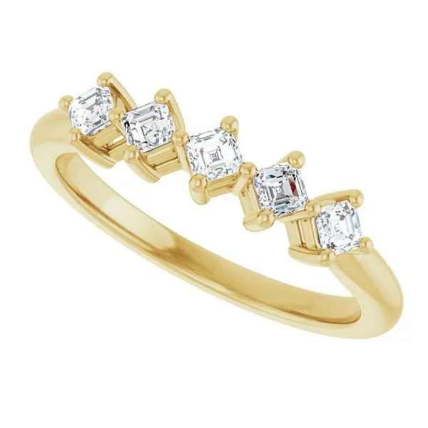 Five-Stone Anniversary Band Image 5 Grayson & Co. Jewelers Iron Mountain, MI