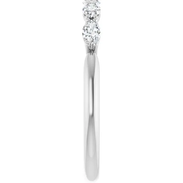 Five-Stone Anniversary Band Image 4 L & L jewelers Scarborough, ME