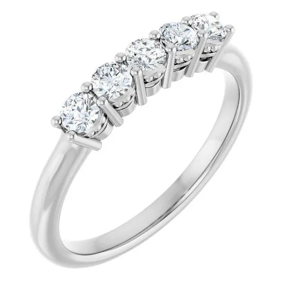 Five-Stone Anniversary Band L & L jewelers Scarborough, ME