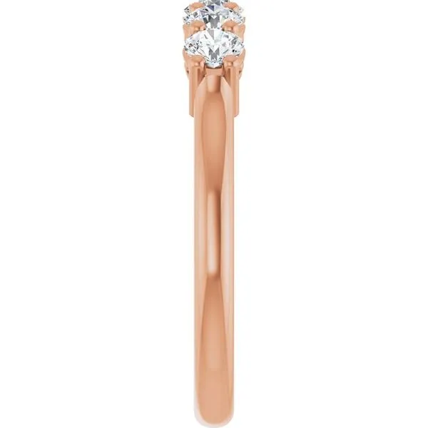 Five-Stone Anniversary Band Image 4 L & L jewelers Scarborough, ME