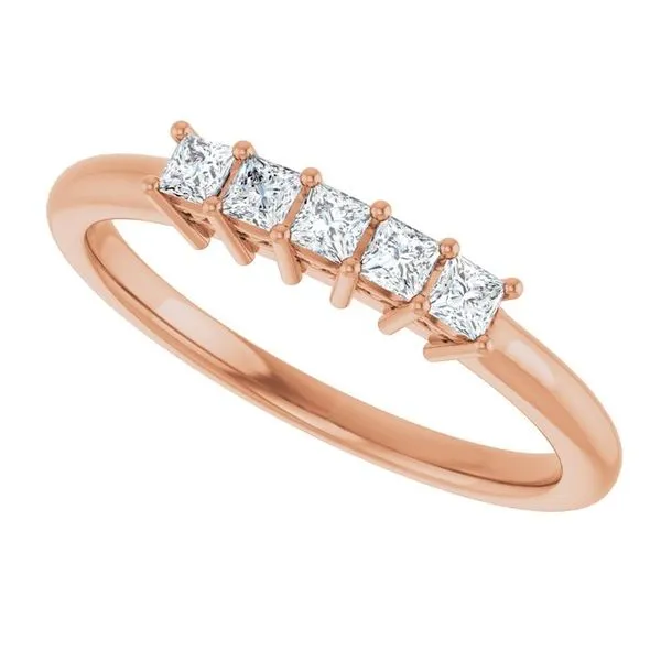 Five-Stone Anniversary Band Image 5 L & L jewelers Scarborough, ME