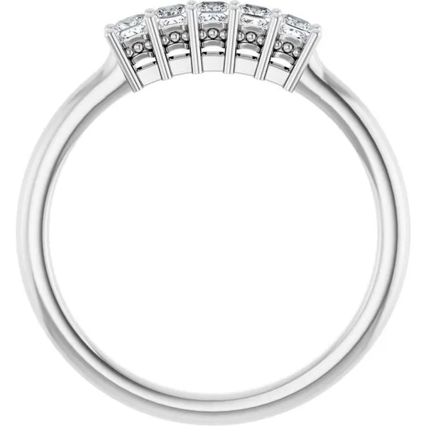 Five-Stone Anniversary Band Image 2 L & L jewelers Scarborough, ME