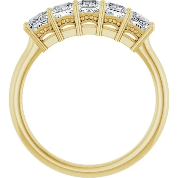 Five-Stone Anniversary Band Image 2 L & L jewelers Scarborough, ME